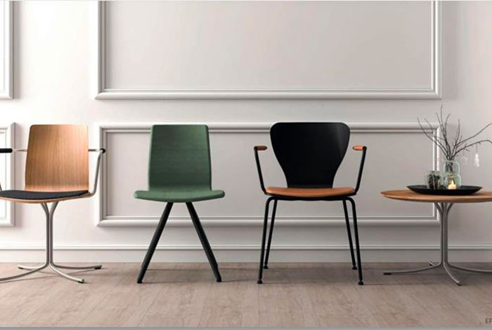Spike boddy En komfortabel stol i elegant og tidløst design! Kombinationen af den organiske skal og benstellets lige linjer giver en smuk og karakteristisk helhed.
